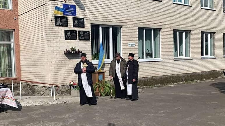 Полеглому Герою Володимиру Фірчуку відкрили меморіальну дошку у Луцькому районі 