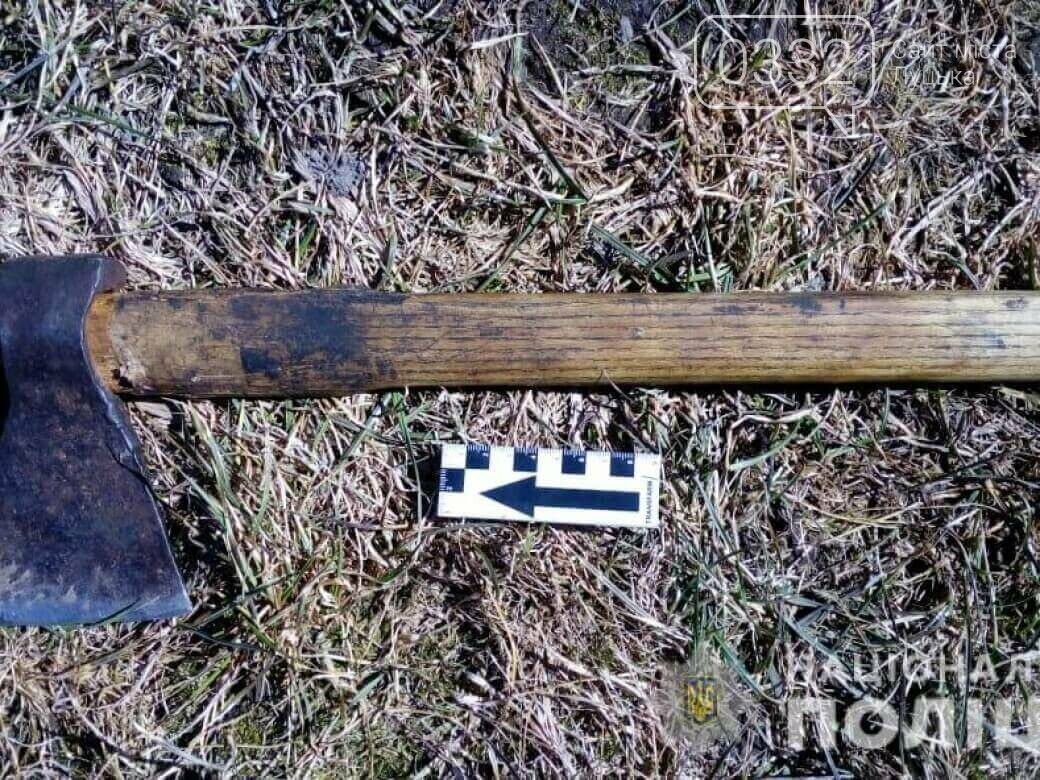 На Волині чоловік із сокирою напав на поліцейських та понищив службове авто, фото-1
