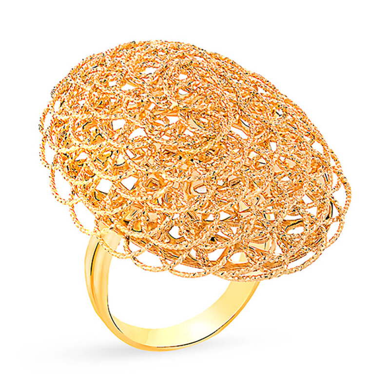 Золотое ювелирное кольцо